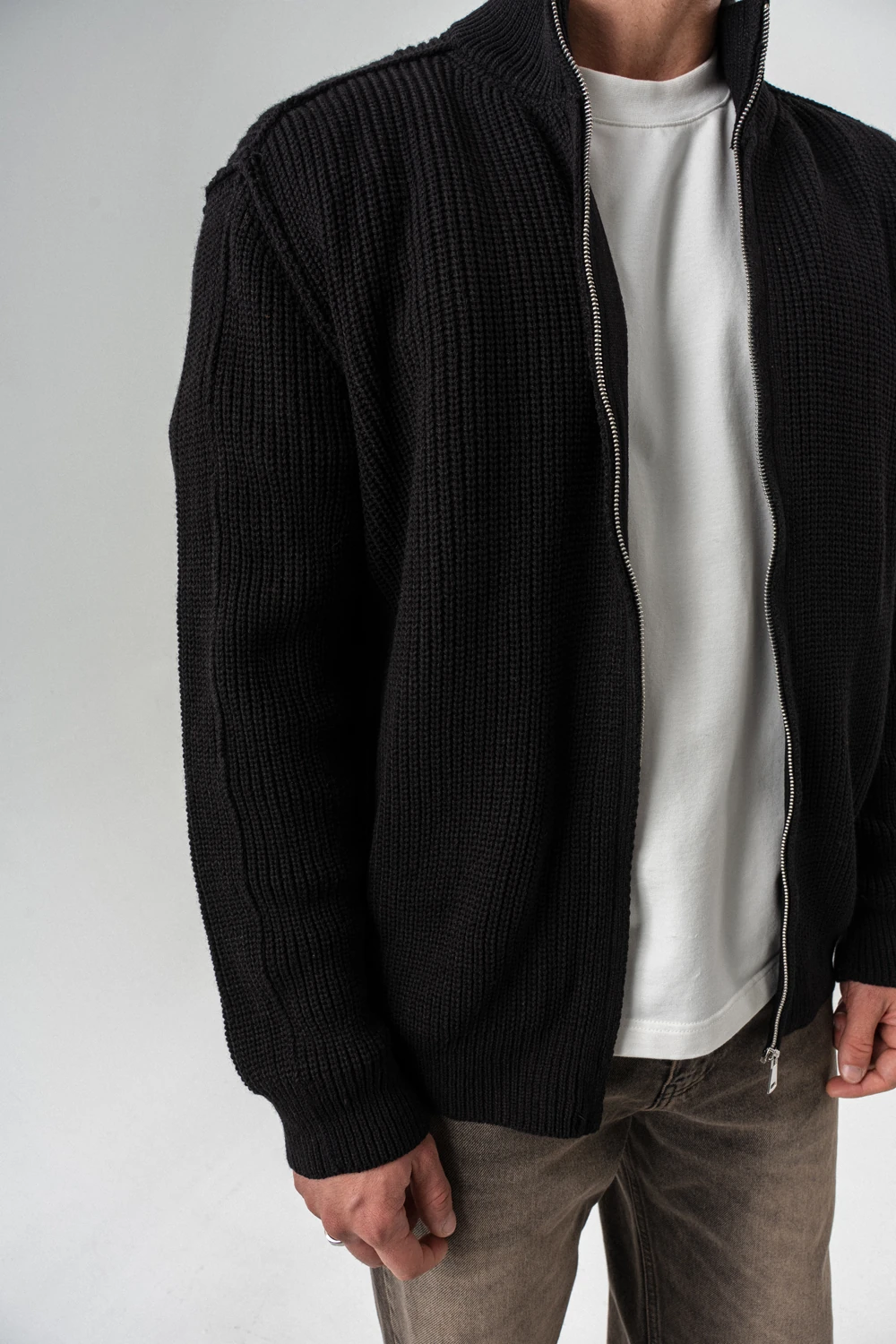 Frame Fermuarlı Kazak