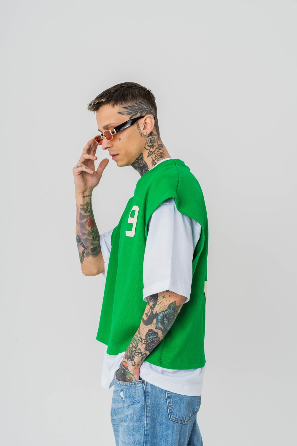 Patriot 9 Premium Oversize Crop ve T-shirt Bir Arada 2'li Set