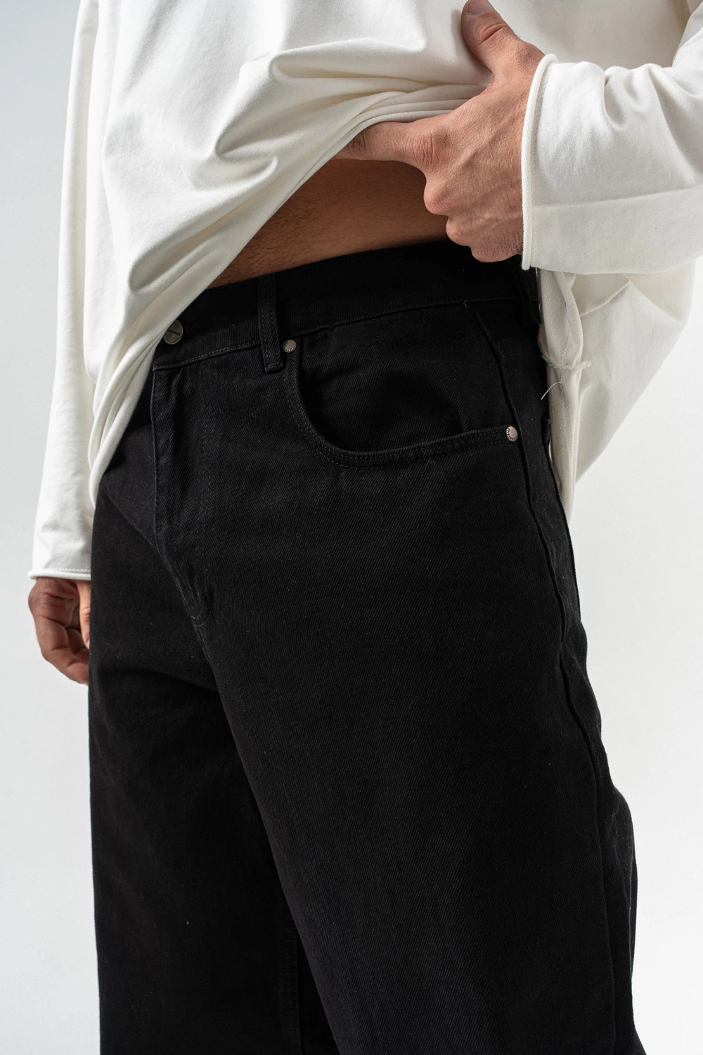 Nightgrid Jean Baggy Pantolon
