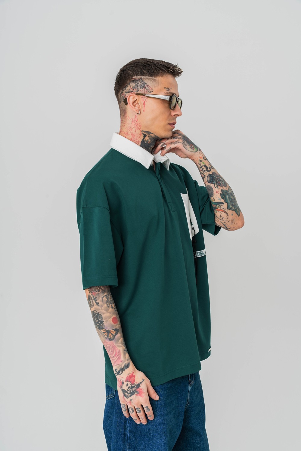 Manager Polo Yaka Oversize T-shirt