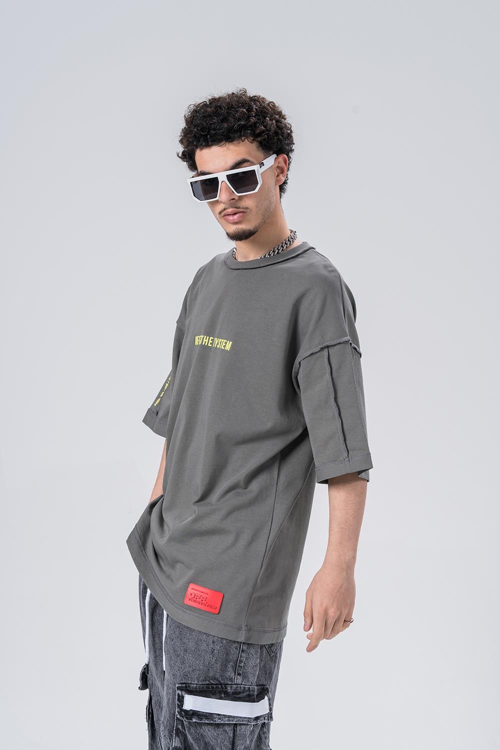 What Bisiklet Yaka Oversize T-shirt