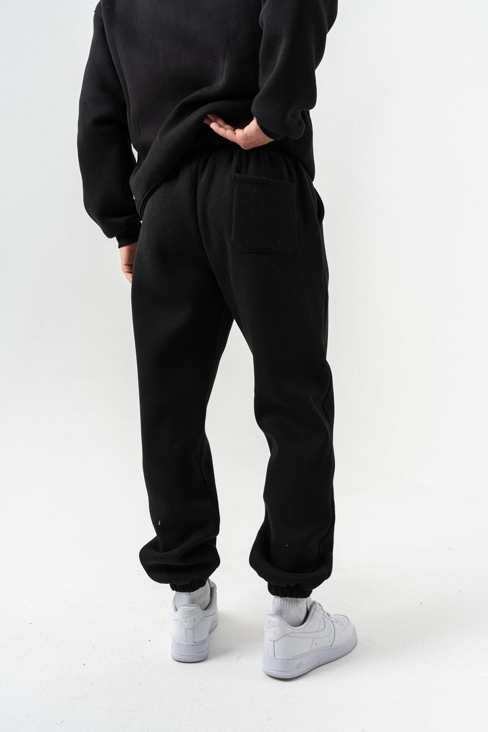 Fynor Fermuarlı Sweatshirt Hoodie ve Jogger Eşofman Takımı - Siyah