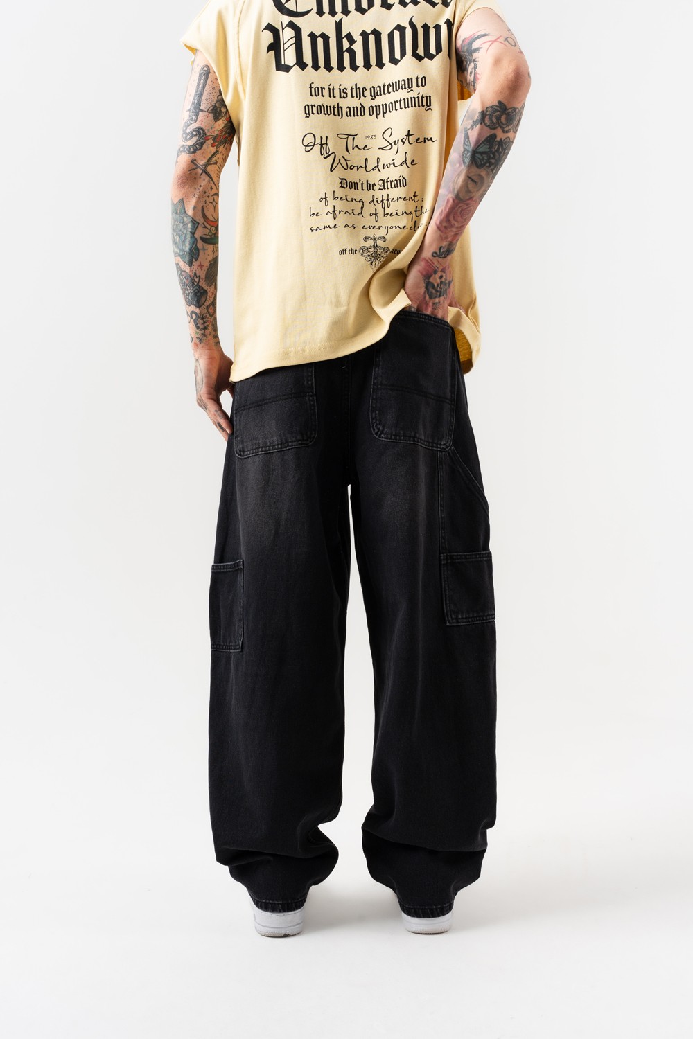 Grindcore Cep Detaylı Baggy Jean Pantolon