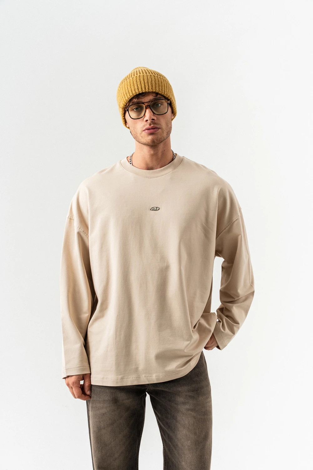 Airvoid Basic Bisiklet Yaka Sweatshirt