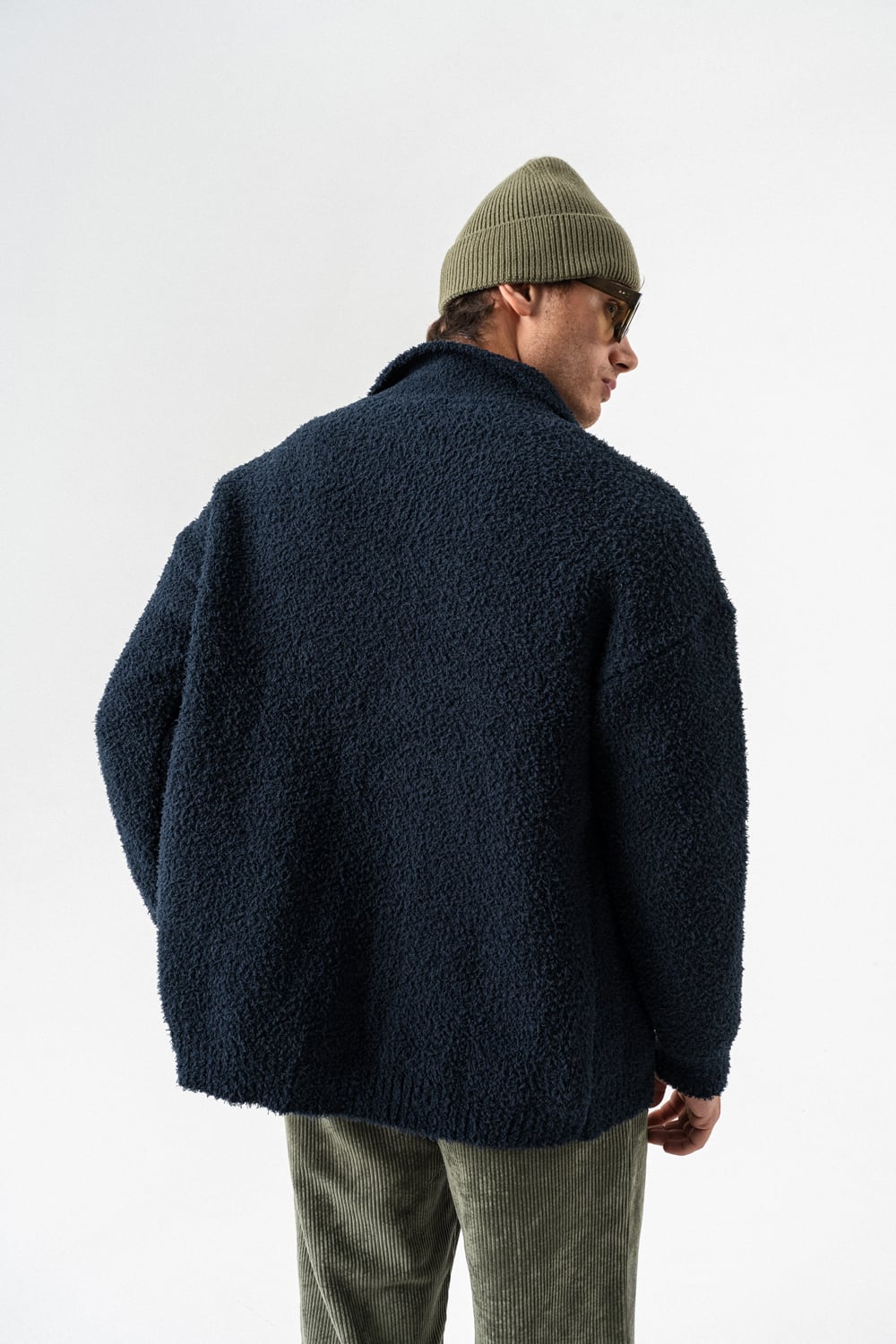 Coldline Düğmeli Peluş Hırka