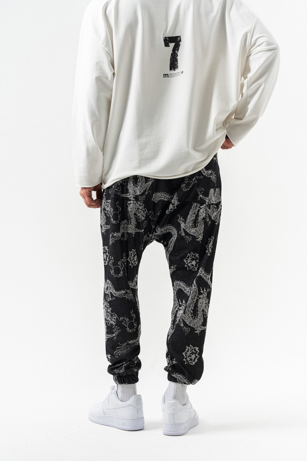 Kagami Düşük Ağ Jogger Pantolon