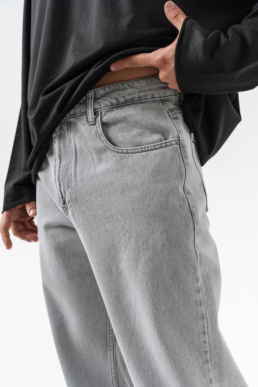 Nightgrid Jean Baggy Pantolon