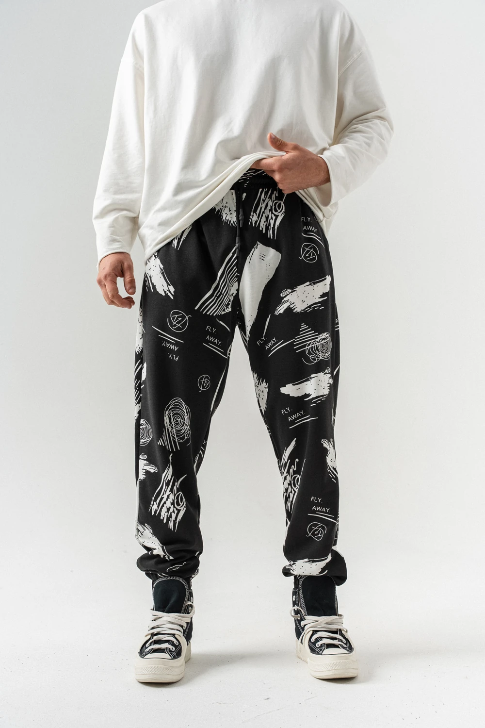 Fly Bel ve Paça Lastikli Jogger Eşofman