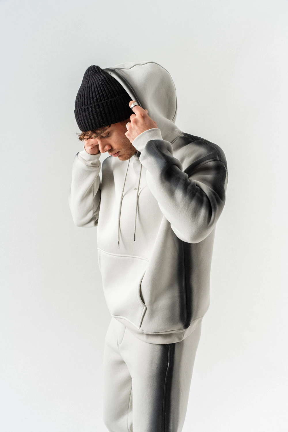 Fadeborn Kapüşonlu Sweatshirt ve Baggy Eşofman Takım