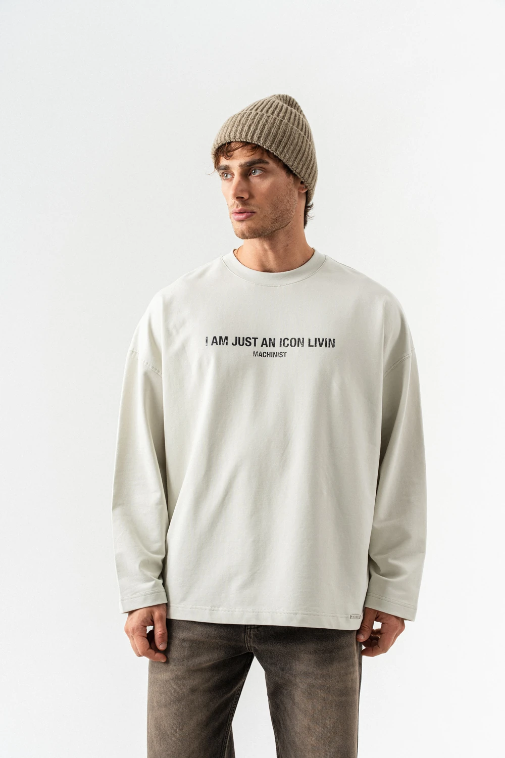 Livin Icon Bisiklet Yaka Sweatshirt