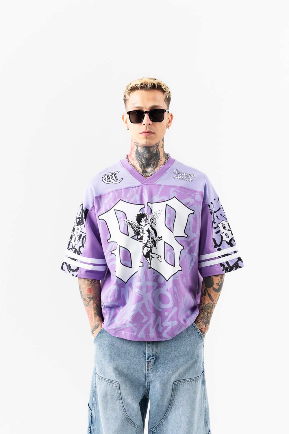 88 Fadecore Oversize T-shirt - Mor