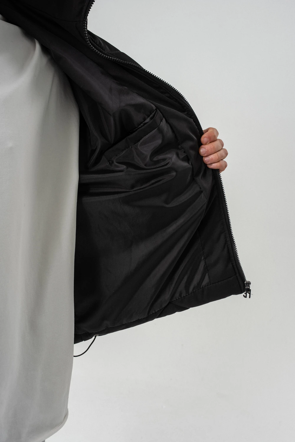 Diamond Pearl İnci Detaylı Kapitone Şişme Mont