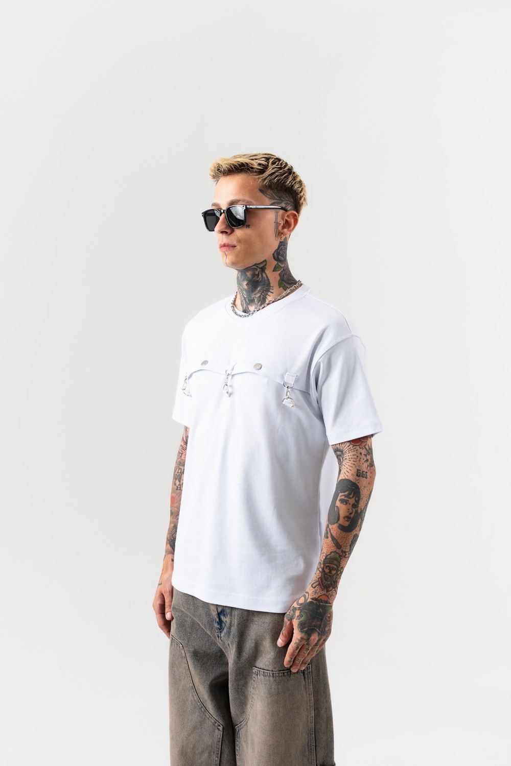 Strip Hook Oversize T-shirt
