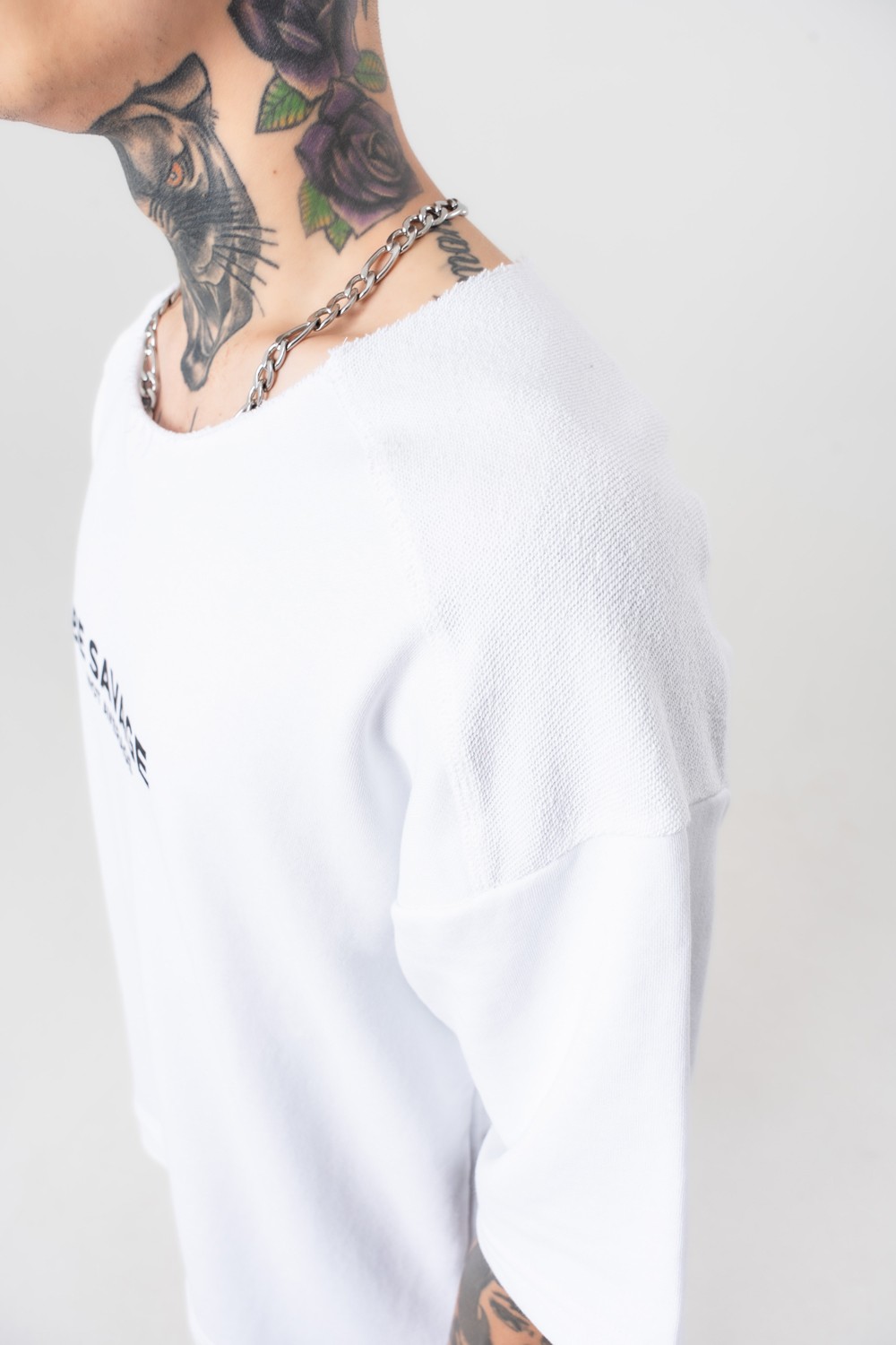 Be Savage Oversize T-shirt - Beyaz