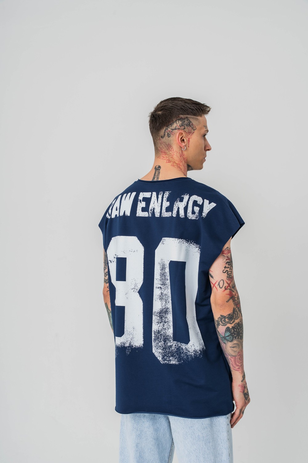 Raw Energy Kolsuz Oversize T-shirt