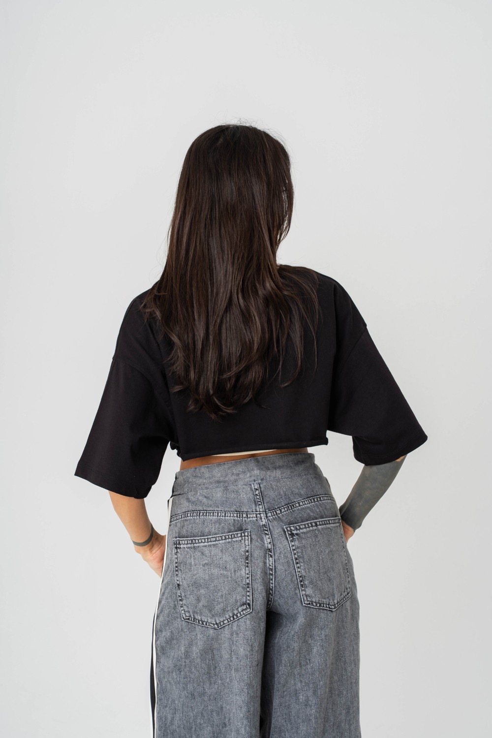 Active Crop + Kadın T-shirt 2'li Set