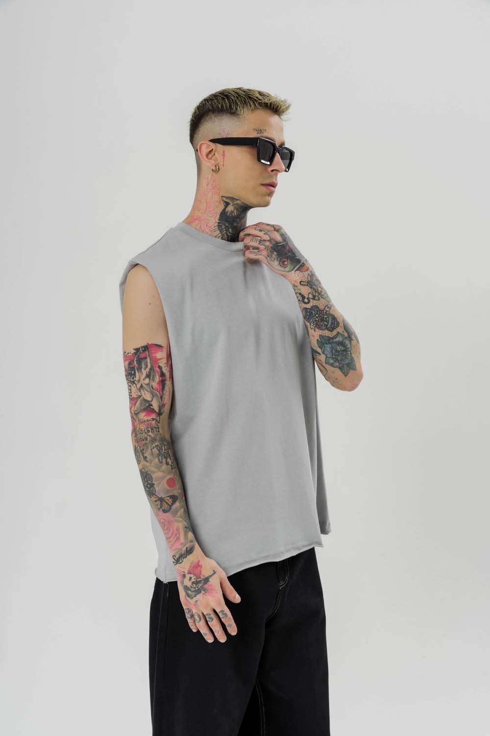Diorit Basic Oversize Kolsuz T-shirt
