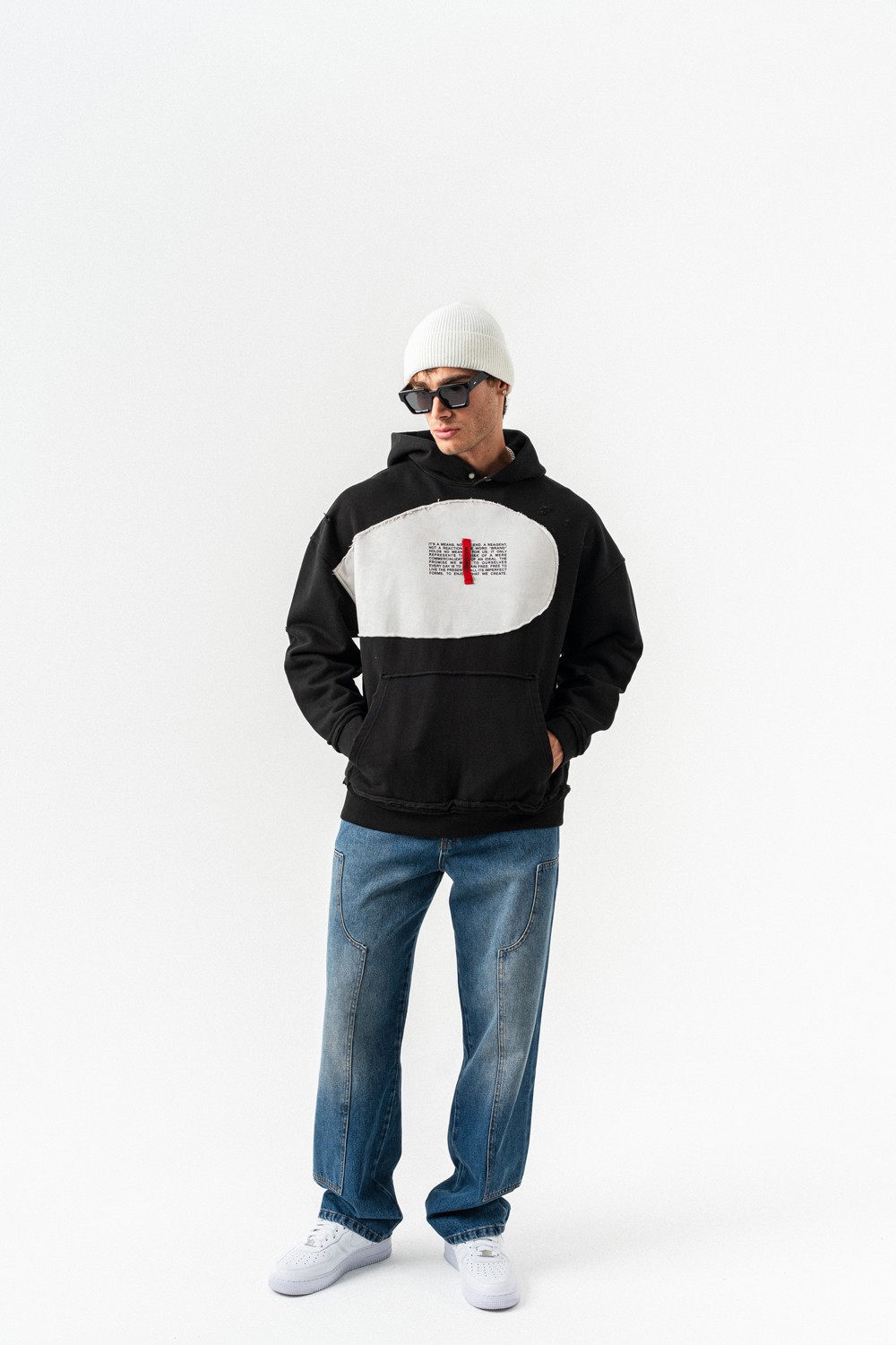 Fishborn Patch Detaylı Sweatshirt Hoodie