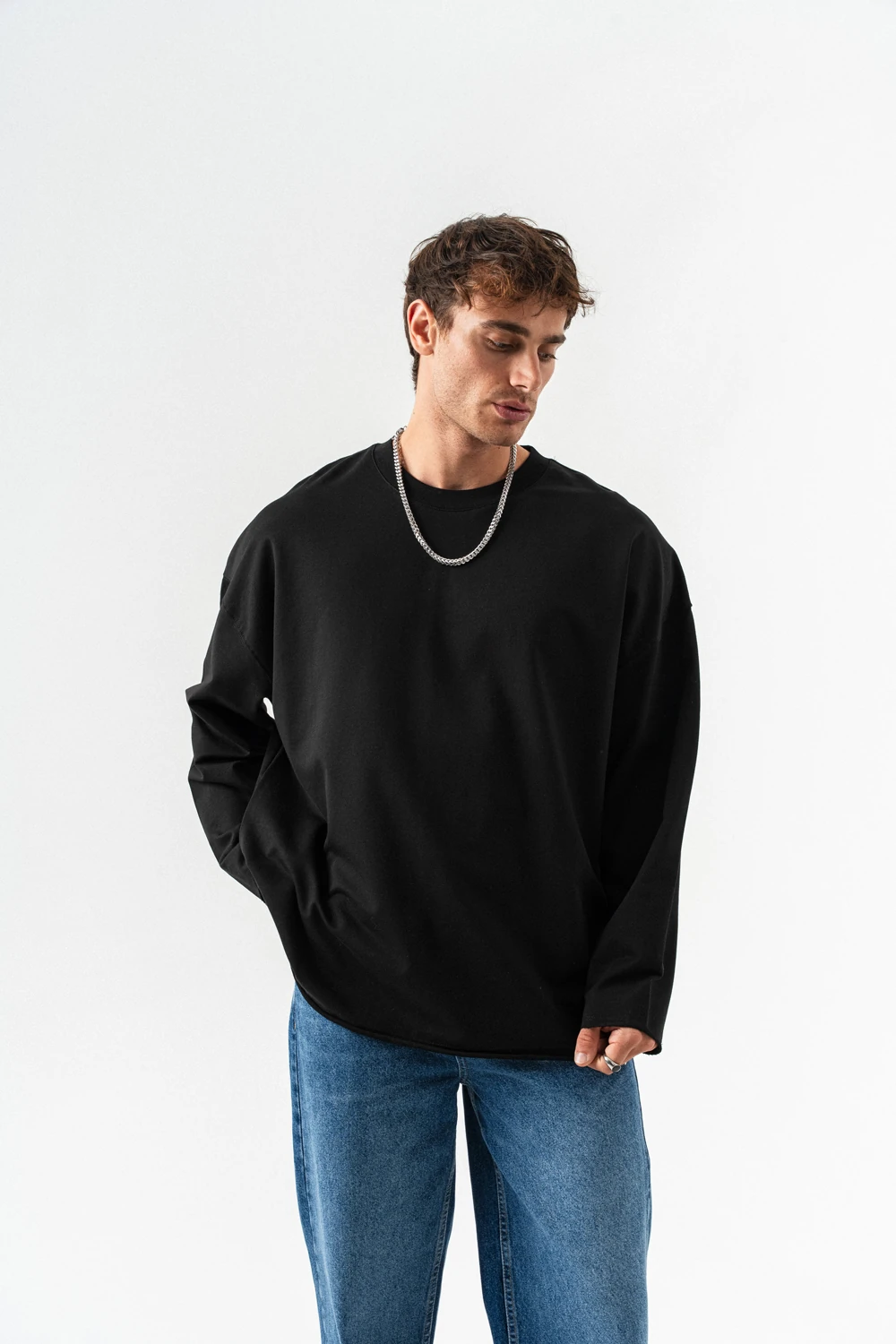 Seven Bisiklet Yaka Sweatshirt