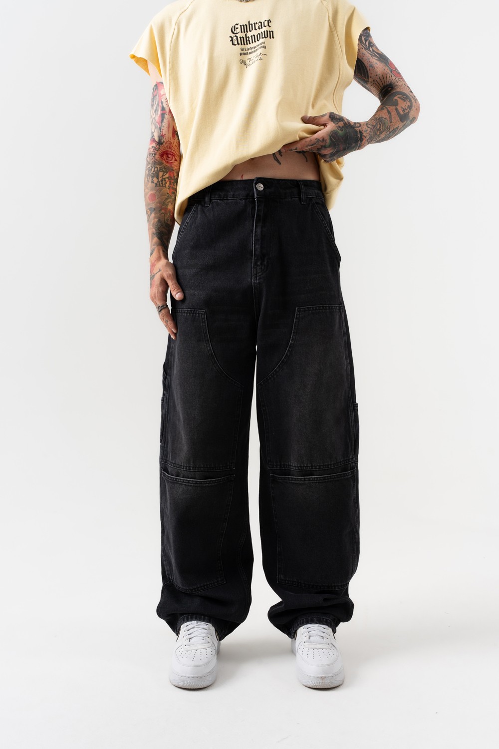 Grindcore Cep Detaylı Baggy Jean Pantolon