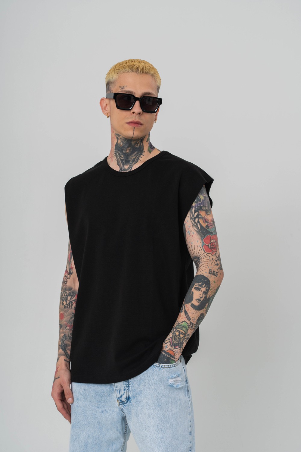 Number 1 Kolsuz Oversize T-shirt