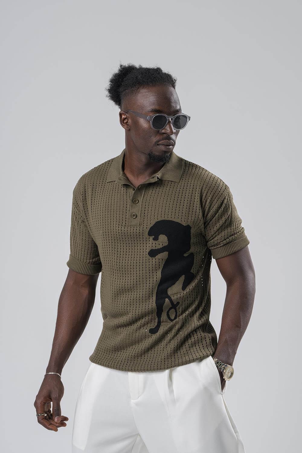 Tiger  Polo Yaka Triko T-shirt