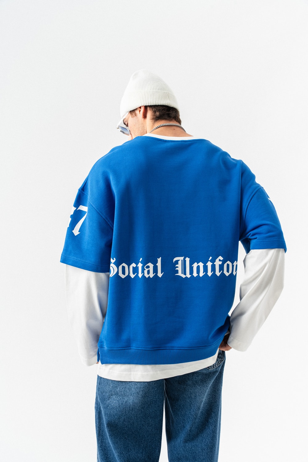 Social Uniform Bisiklet Yaka Sweatshirt