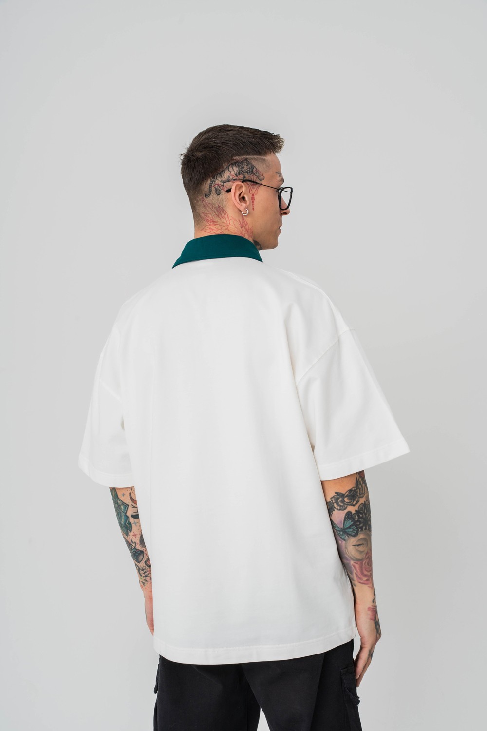 Family Polo Yaka Oversize T-shirt