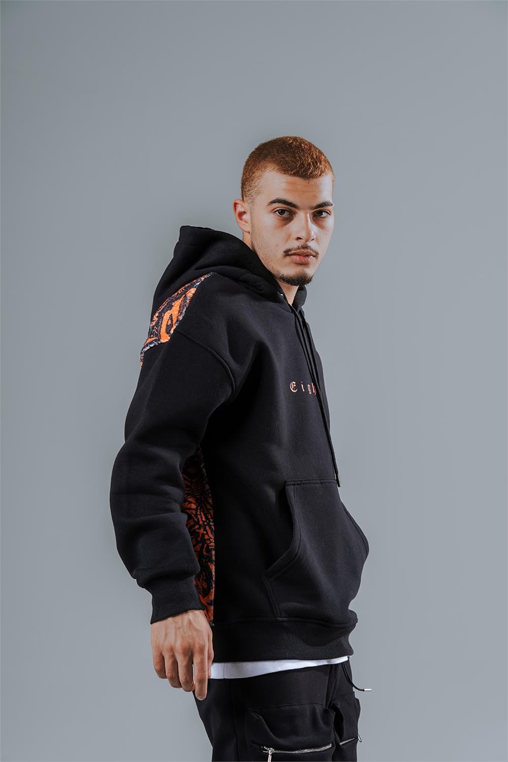 Lucky Nine  Sırt Peluş Detaylı Hoodie