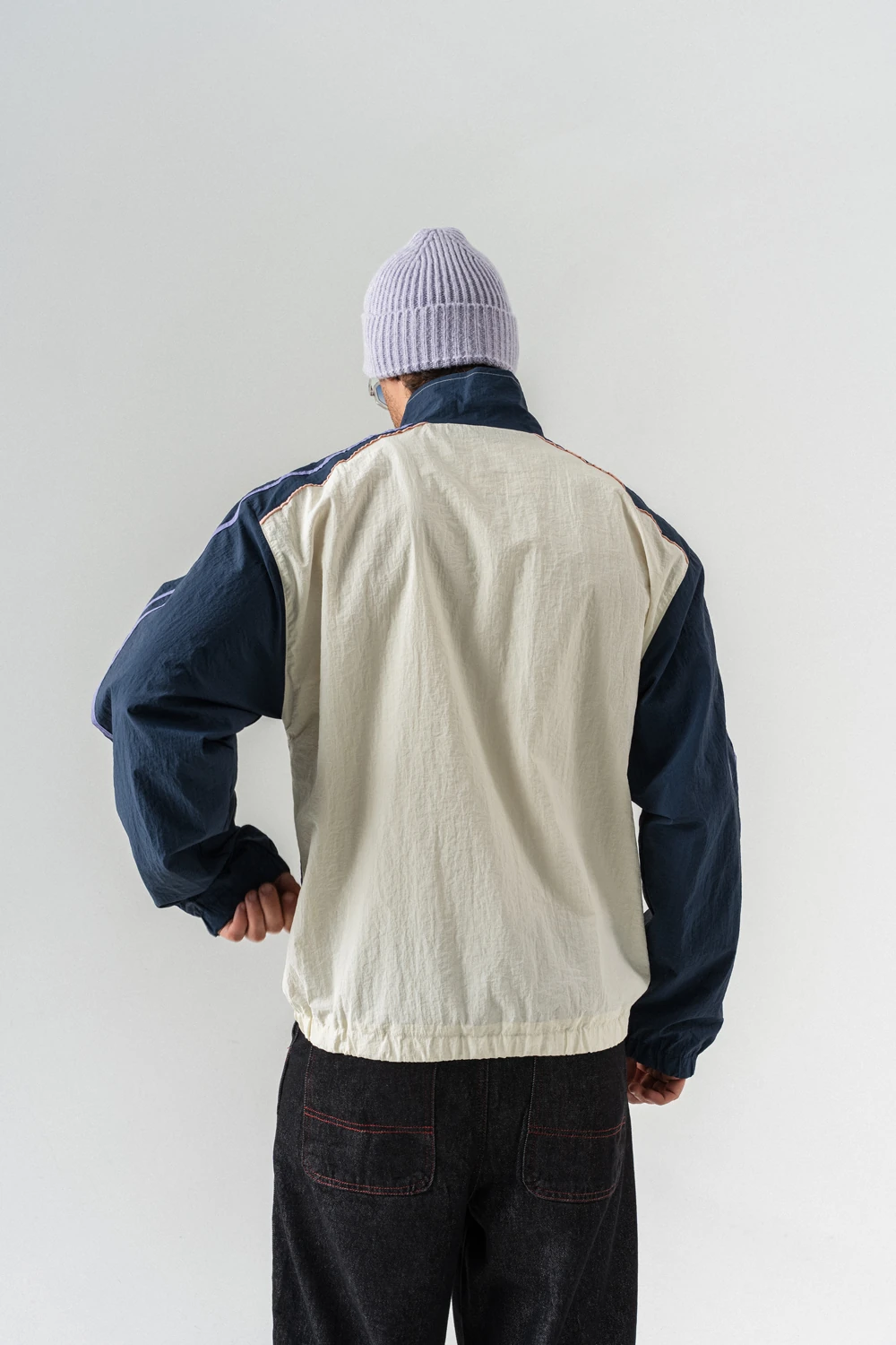 Fallbreak Paraşüt Kumaş Fermuarlı Vintage Rüzgarlık Mont