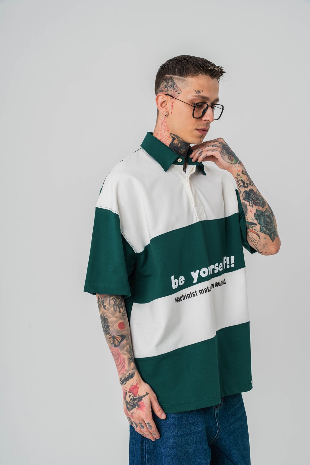 Be Yourself Polo Yaka T-shirt