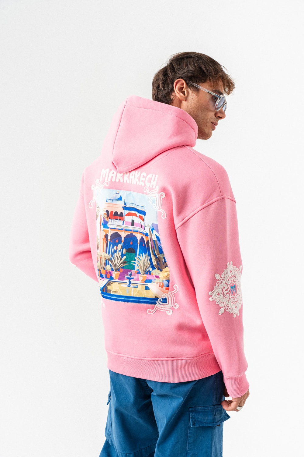 Marrakech Nakış ve Patch Detay Sweatshirt Hoodie