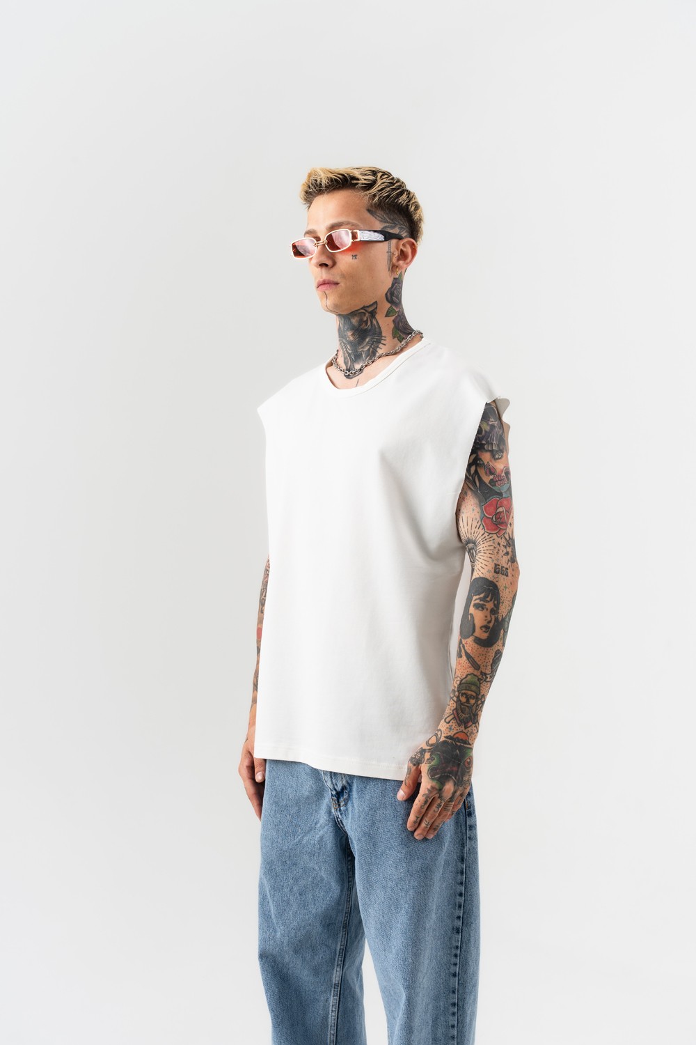 Number 1 Kolsuz Oversize T-shirt