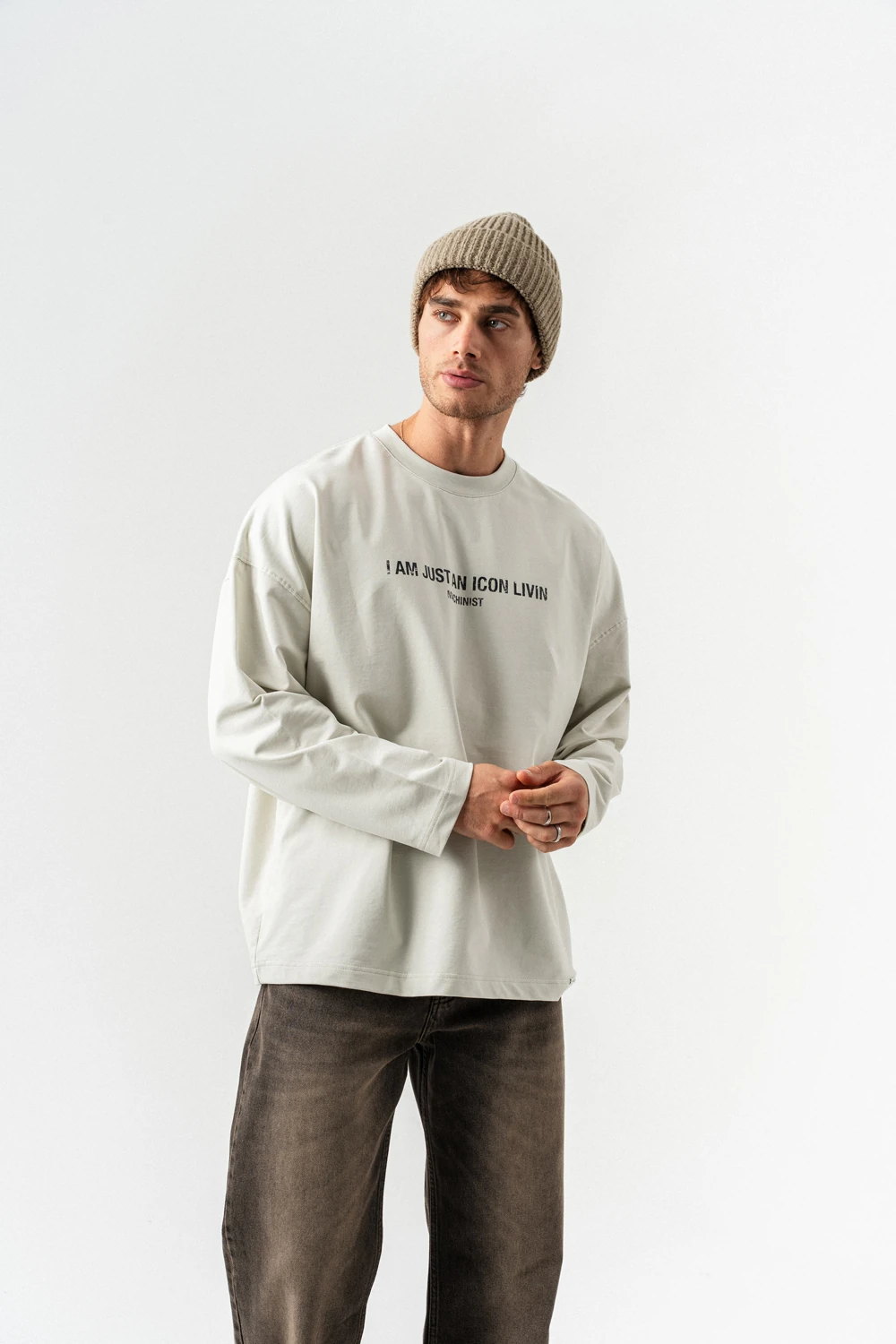 Livin Icon Bisiklet Yaka Sweatshirt