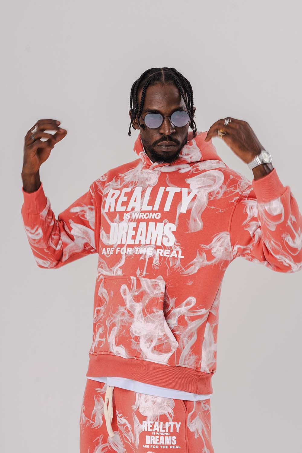 Reality Şardonlu Hoodie ve Eşofman Alt Takım