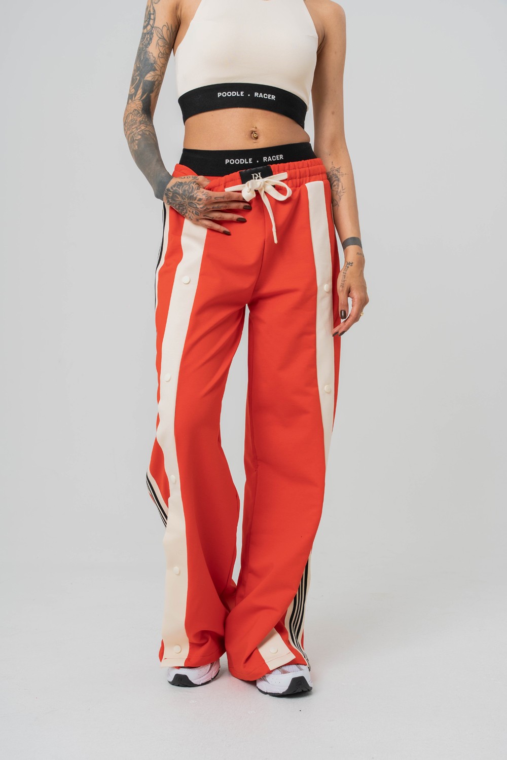 Urban Stripe Şerit ve Trok Detaylı Baggy Kadın Eşofman Alt