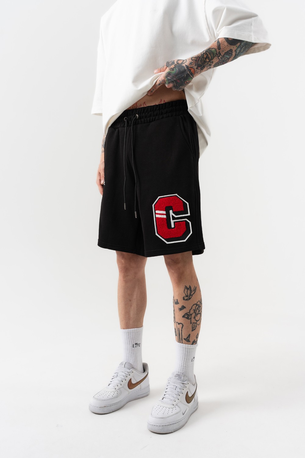 Culture C Nakışlı Oversize Şort