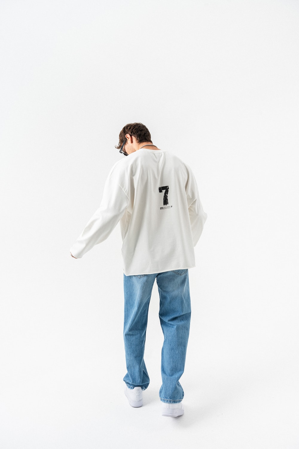 Seven Bisiklet Yaka Sweatshirt