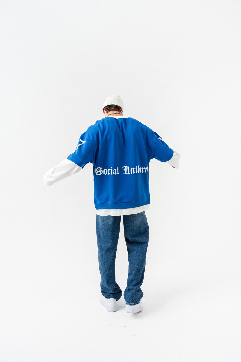 Social Uniform Bisiklet Yaka Sweatshirt