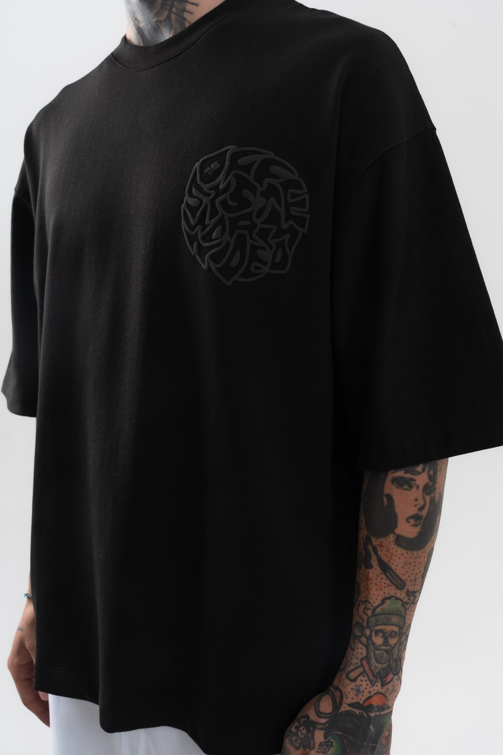 Noirline Oversize T-shirt - Siyah