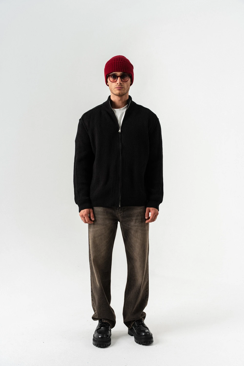 Frame Fermuarlı Kazak