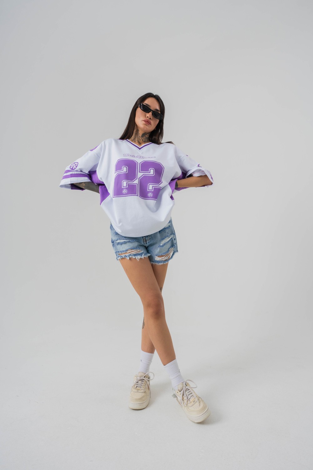 Santa Monica 22 V Yaka Oversize T-shirt