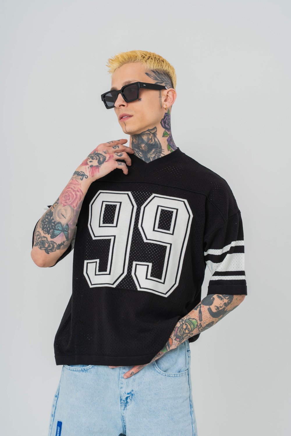 99 Knit Oversize Triko T-shirt