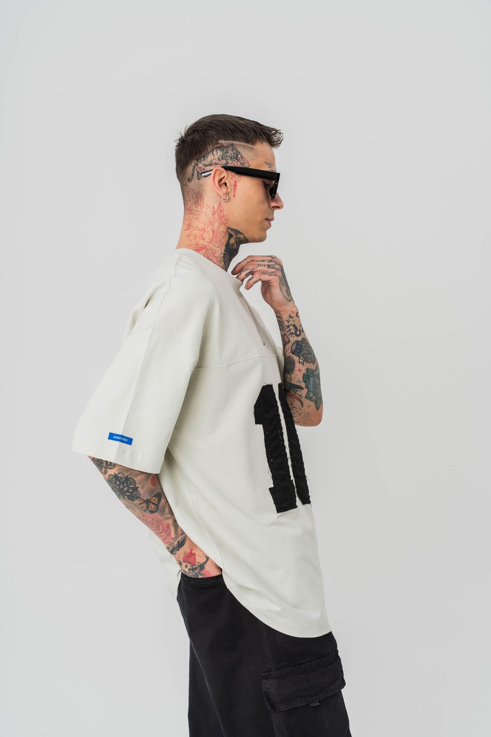 Armando 10  Patch Detaylı Oversize T-shirt