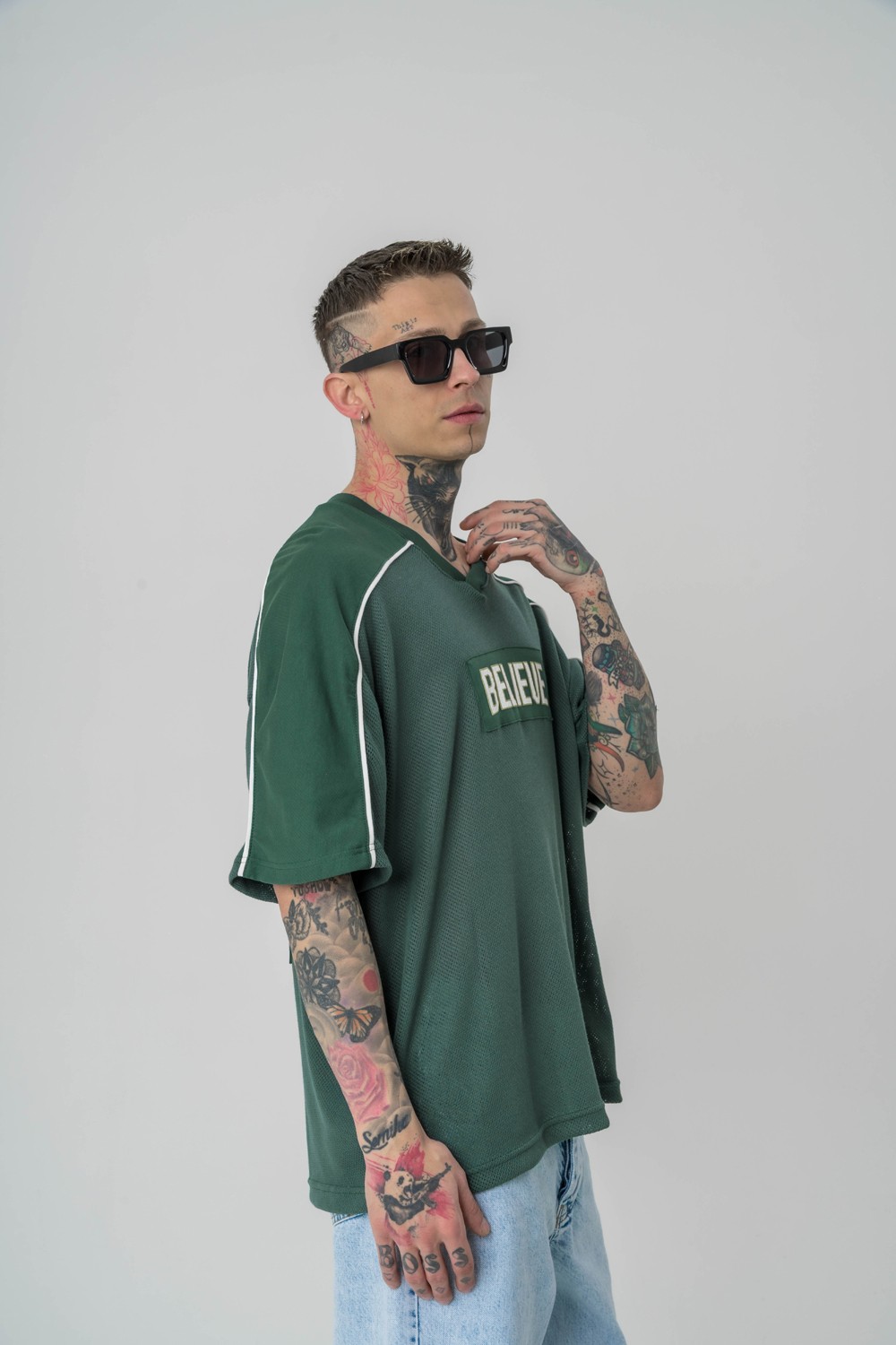 Believe Örme Kumaş Oversize T-shirt