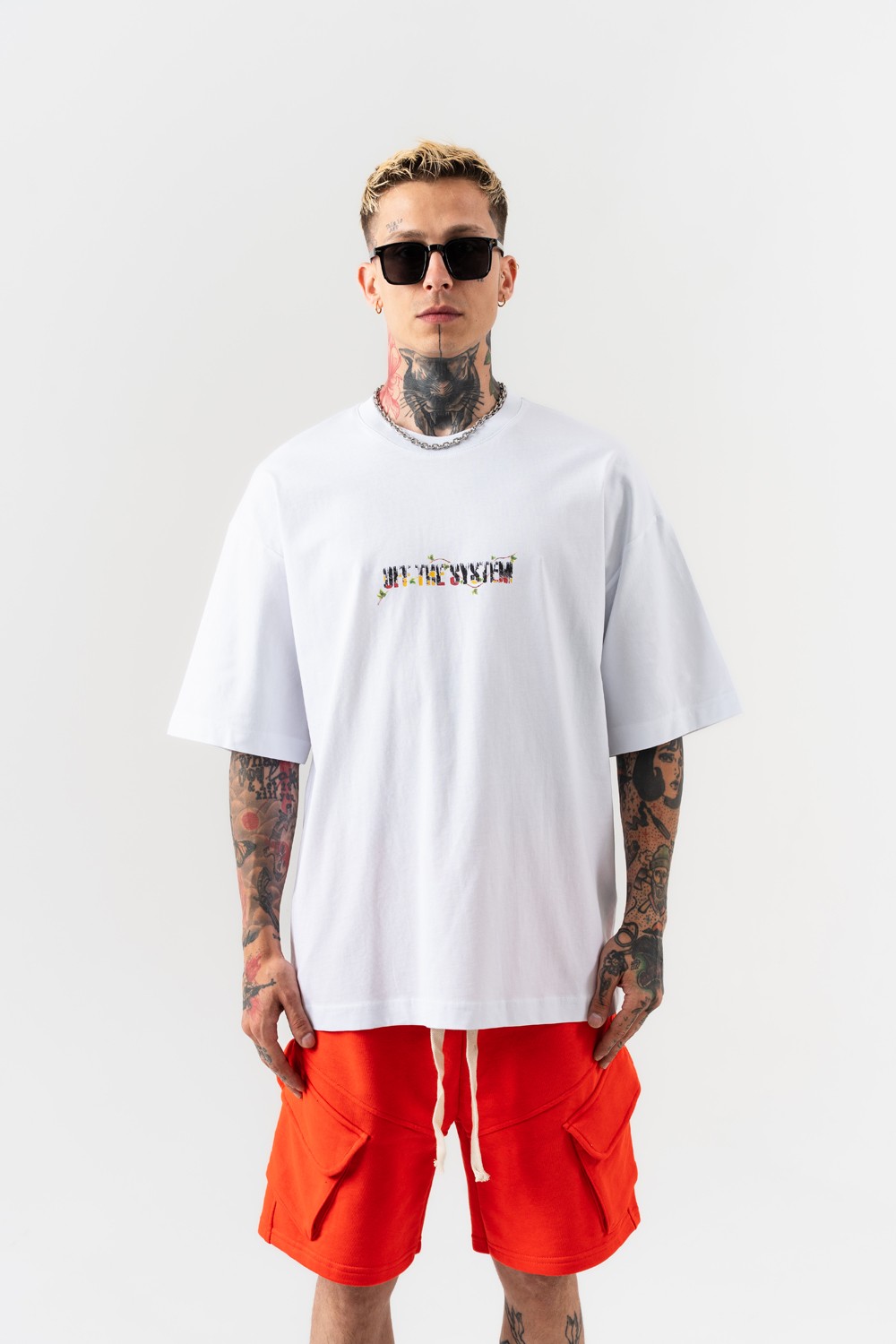 Mickey Sırt Baskılı Oversize T-shirt