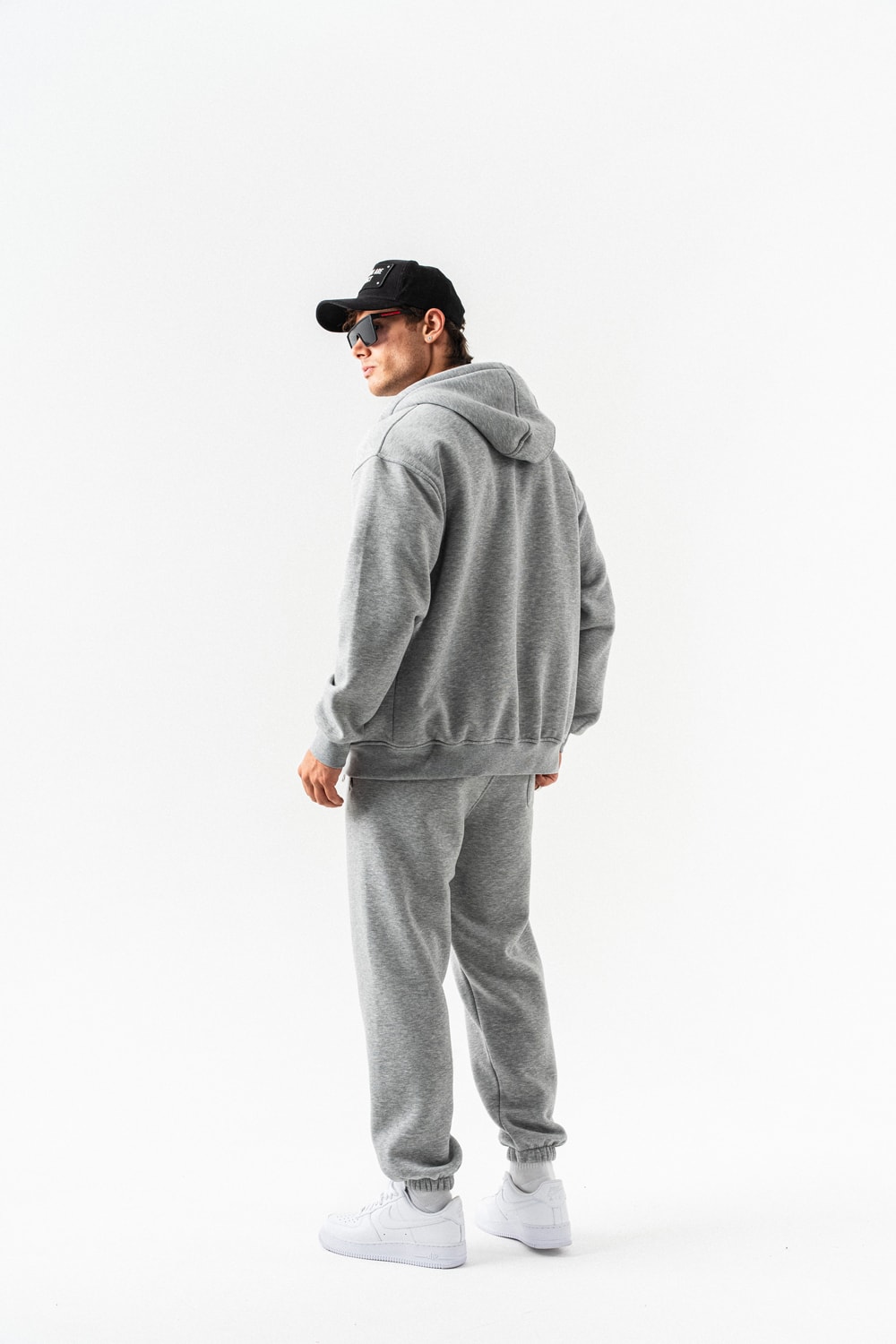 Brickstorm Fermuarlı Hoodie ve Jogger Eşofman Takımı - Grimelanj