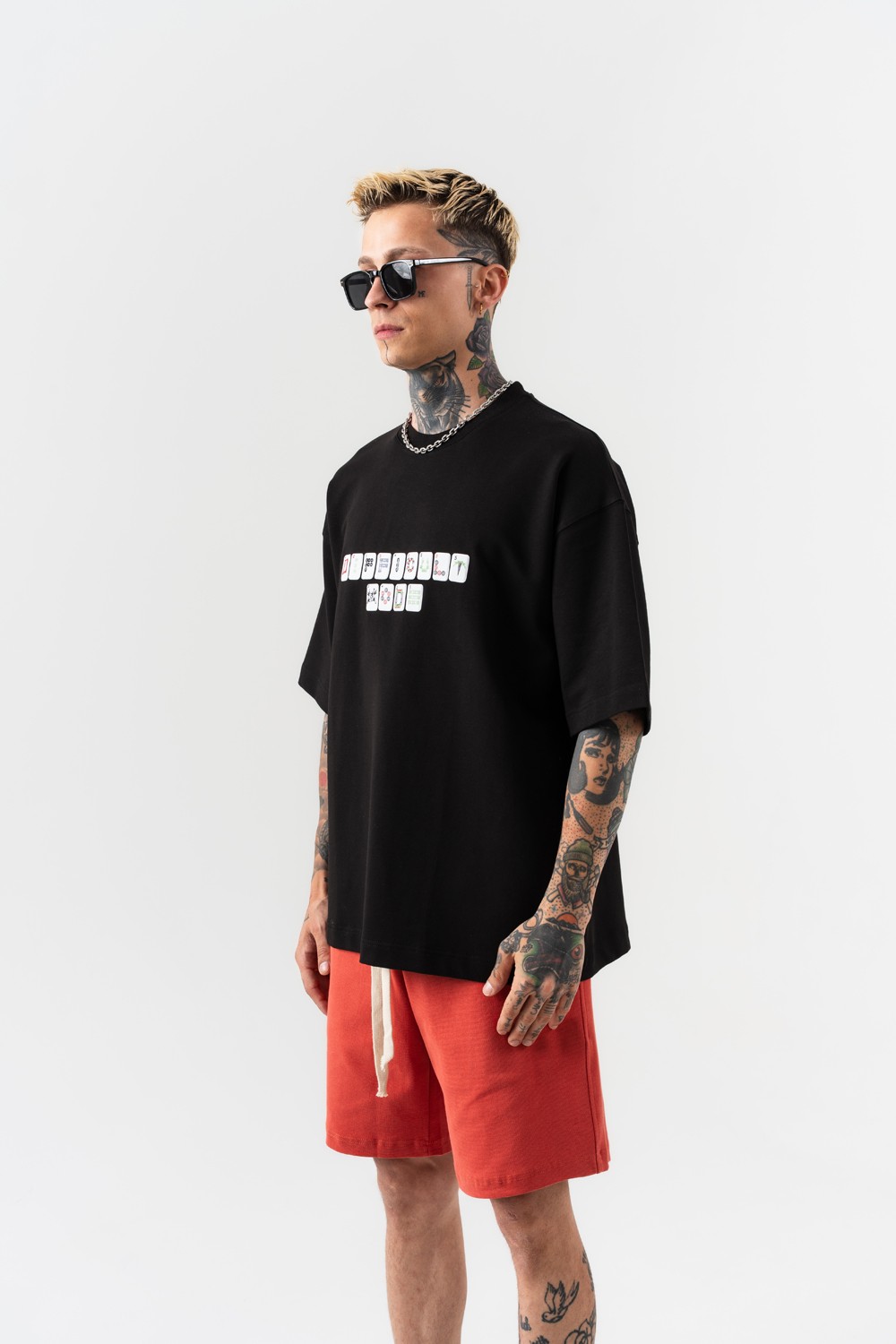 Difficult Mode Oversize T-shirt - Siyah