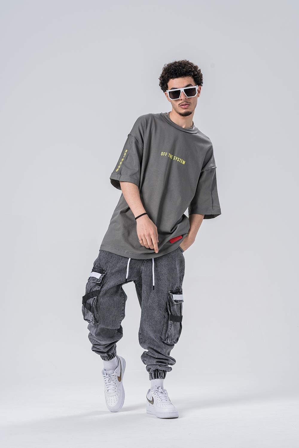 What Bisiklet Yaka Oversize T-shirt