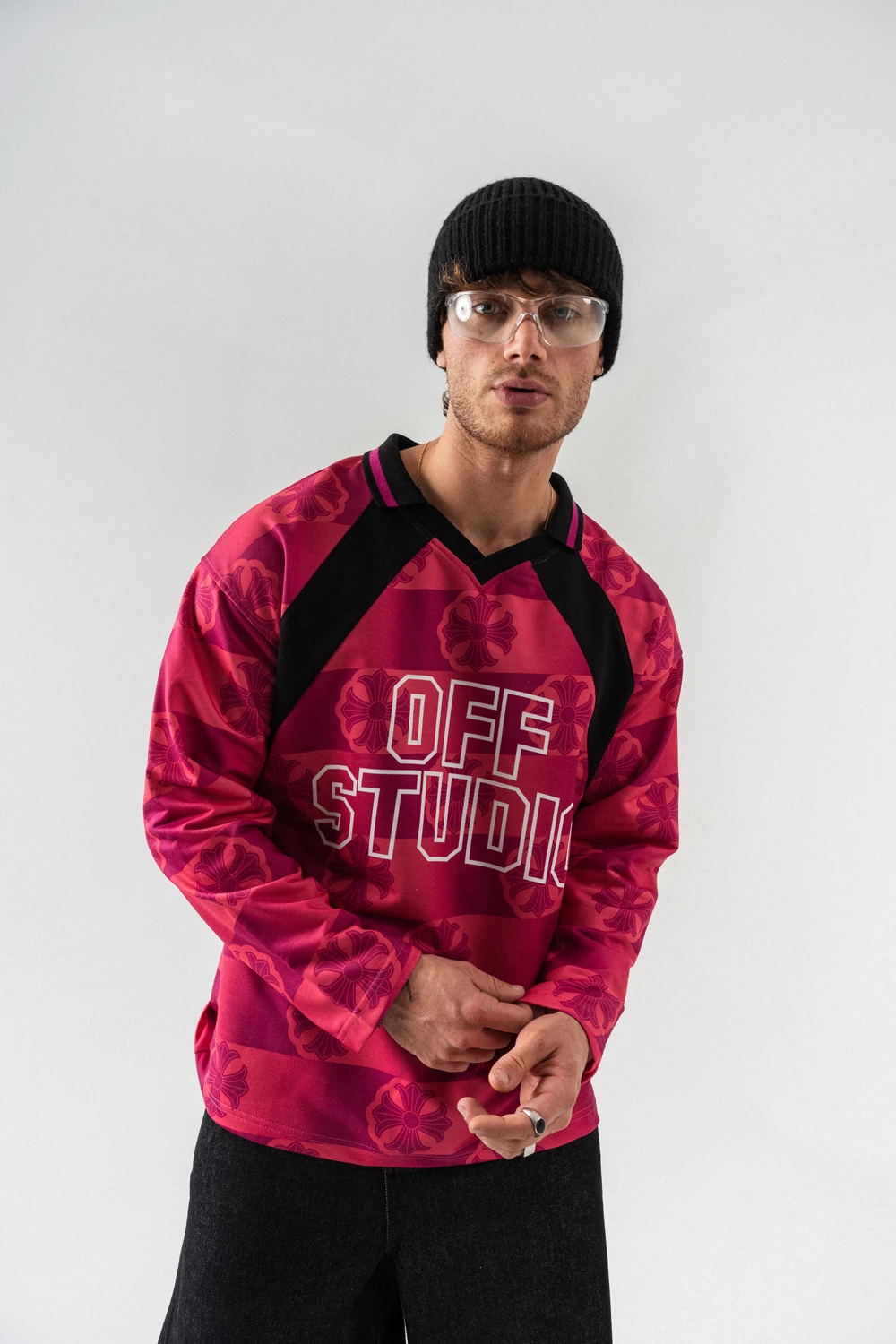 Offstudio Polo Yaka Uzun Kol Forma Sweatshirt